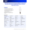 Feit Enhance B10 E12 (Candelabra) Filament LED Bulb Daylight 40 Watt Equivalence 2 pk
