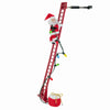 Mr. Christmas LED Multicolored Stepping Santa on Ladder Christmas Decor