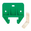 Prime Line Polyethylene Plastic Drawer Track Guide Replacement Kit 1-1/8 L in.