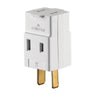 Leviton Non-Grounded 3 outlets Outlet Adapter 1 pk