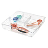 iDesign Linus 2.3 in. H X 7 in. W X 12 in. D Plastic Adjustable Expandable Drawer Organizer
