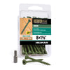 Deck Plus No. 8  x 1-5/8 in. L Star Flat Head Exterior Deck Screws 75 pk