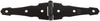 National Hardware 4 in. W X 4 in. L Black Steel Ornamental Strap Hinge 1 pk - Deal of The Week
