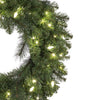 Celebrations Platinum 36 in. D LED Prelit Pure White Mixed Pine Christmas Wreath