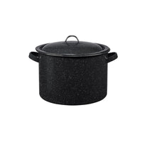 Granite Ware Porcelain Enamel Stew Pot 7.5 qt Black