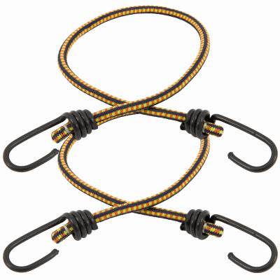 Keeper Performance Engineered Multicolored Bungee Cord 24 in. L X 3/8 in. 2 pk
