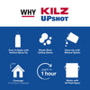 KILZ Up Shot White Flat Oil-Based Primer and Sealer 10 oz. (Pack of 12)