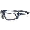General Electric 11S Series Anti-Fog Impact-Resistant Safety Glasses Clear Lens Blue/Gray Frame 1 pk