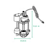 Zoeller 1/2 HP 3600 gph Cast Iron Vertical Float Switch AC Submersible Sump Pump 9 ft³ - Open Box