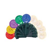 Celebrations LED G12 Multicolored/Warm White String Christmas Light Bulbs (Pack of 12)