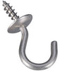 Cup Hook, Stainless Steel, 3/4-In. (Pack of 5)