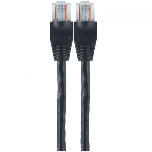 GE 12 ft. L Ethernet Cable CAT 5E
