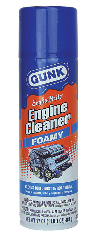 Gunk Engine Brite No Scent Cleaner and Degreaser 17 oz Foam