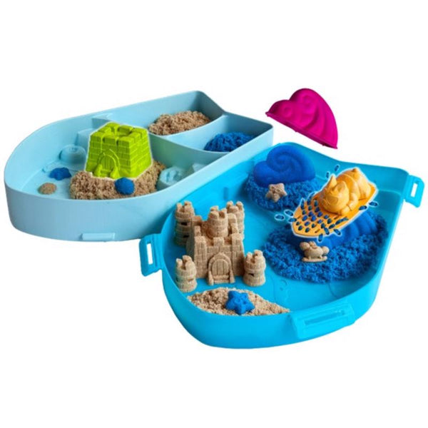 Kit de juego Kinetic Sand Surf and Sand, azul