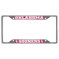 University of Oklahoma Metal License Plate Frame