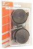 Shepherd 2 in.   D Swivel Plastic Twin Wheel Caster w/Plate 75 lb (Pack of 6)