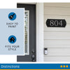 Hillman White Wood Paintable Address Plate (Pack of 3)