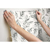 Magnolia Home by Joanna Gaines 20.5 in. W X 216 in. L Olive Branch Peel and Stick Wallpaper (Pack of 4)