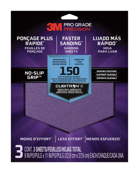 SANDSHEET 11X9" 150G 3PK