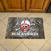 University of Nebraska Blackshirts Camo Rubber Scraper Door Mat