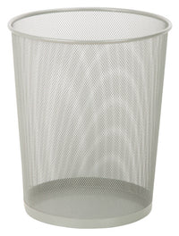 Honey-Can-Do 2.1 gal Silver Metal Open Top Wastebasket