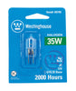 Westinghouse 35 W JC Decorative Halogen Bulb 600 lm Warm White 1 pk