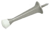 National Hardware 3 in. W Zinc Satin Nickel Rigid Door Stop Mounts to door (Pack of 5).