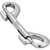 Double Bolt Snap, Nickel, 4-9/16-In.