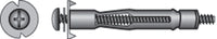 Hillman 1/8 in. Dia. x 1/8 X-Short in. L Metal Pan Head Hollow Wall Anchors 20 pk (Pack of 5)