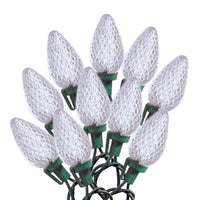 Celebrations Blue LED C9 Cool White 75 ct String Christmas Lights 49 ft. (Pack of 4)