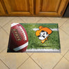 Oklahoma State University Pistol Pete Rubber Scraper Door Mat