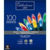 Celebrations LED M5 Multicolored 100 ct String Christmas Lights 24.75 ft.