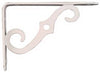 National Hardware White Steel Shelf Bracket 0.94 in. L 80 lb
