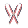 CLC 4.25 in. L X 2 in. W Nylon Suspenders Blue/Red/White 1 pair