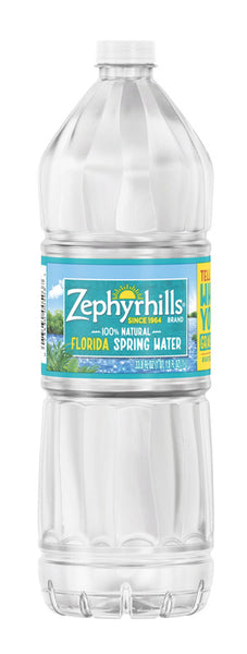 Agua de manantial natural Nestle Waters Zephyrhills, 1 L, paquete de 1 (paquete de 15)