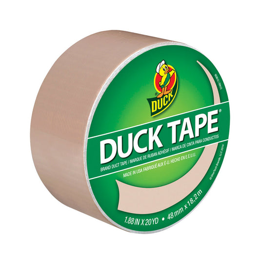 Duck 1.88 in. W X 20 yd L Beige Solid Duct Tape