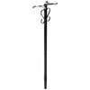 Architectural Mailboxes 52.1 in. Powder Coated Black Steel Mailbox Post - Open Box