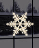 Impact Innovations Snowflake Silhouette 17 in. Hanging Decor