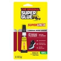 The Original Super Glue Superunix Super Strength Cyanoacrylate Instant Bond Adhesive 0.1 oz (Pack of 12)