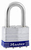 Master Lock 1-1/2 in. H X 1-1/8 in. W X 2 in. L Steel Pin Tumbler Padlock Keyed Alike