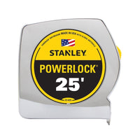 STANLEY PowerLock 25 ft. L X 1 in. W Compact Tape Measure 1 pk - Deal of The Week