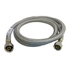 Lasco 1/2 in. Compression X 1/2 in. D FIP 48 in. Braided Stainless Steel Faucet Supply Line