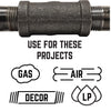BK Products 1/2 in. MPT  Black Malleable Iron Plug