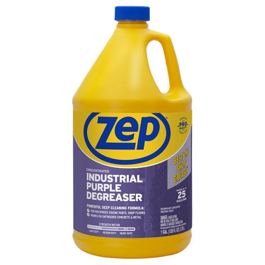 Zep Industrial Purple Mild Scent Cleaner and Degreaser 128 oz Liquid (Pack of 4)