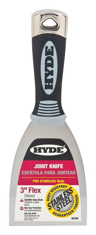 Hyde Pro Stainless 3 in. W Stainless Steel Flexible Paint Scraper (Pack of 5)