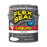 Flex Seal White Liquid Rubber Sealant Coating 128 fl. oz. (Pack of 2)