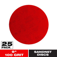 Diablo SandNet 9 in. L X 9 in. W Ceramic 100 Grit Medium Drywall Sand Pad
