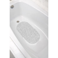 Zenna Home 27 in. L X 14 in. W Clear Thermo Plastic Elastomer Bath Mat