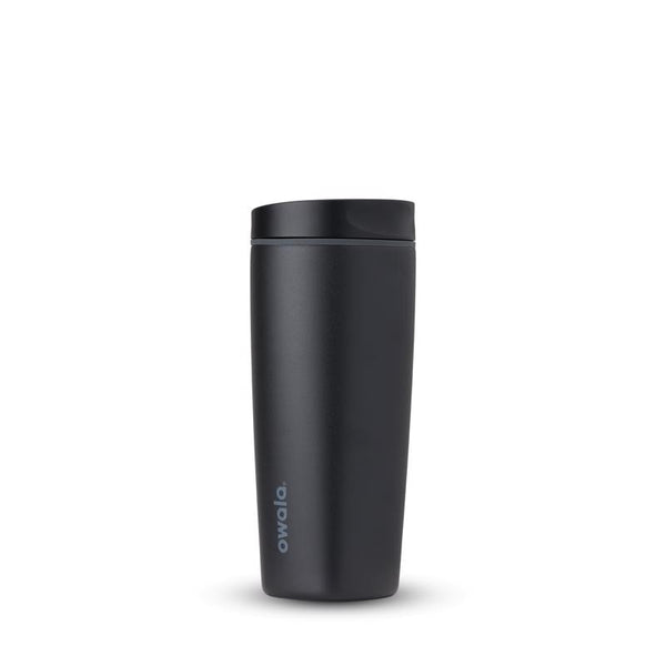 Owala SmoothSip Slider 20 fl. oz. Very Very Dark BPA Free Vacuum Insulated Tumbler