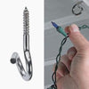 Hangman 1-1/8 in. Silver Stainless Steel Christmas Light Hangers (Pack of 6)